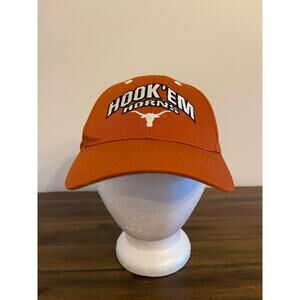 Orange Texas Longhorns Adjustable Hat Hook 'Em Horns